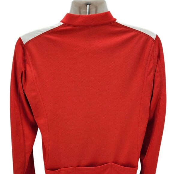 Pearl Izumi Select Mens Medium Cycling Jersey 1/2 Zip Long Sleeve Mock Neck Mesh - Picture 4 of 9